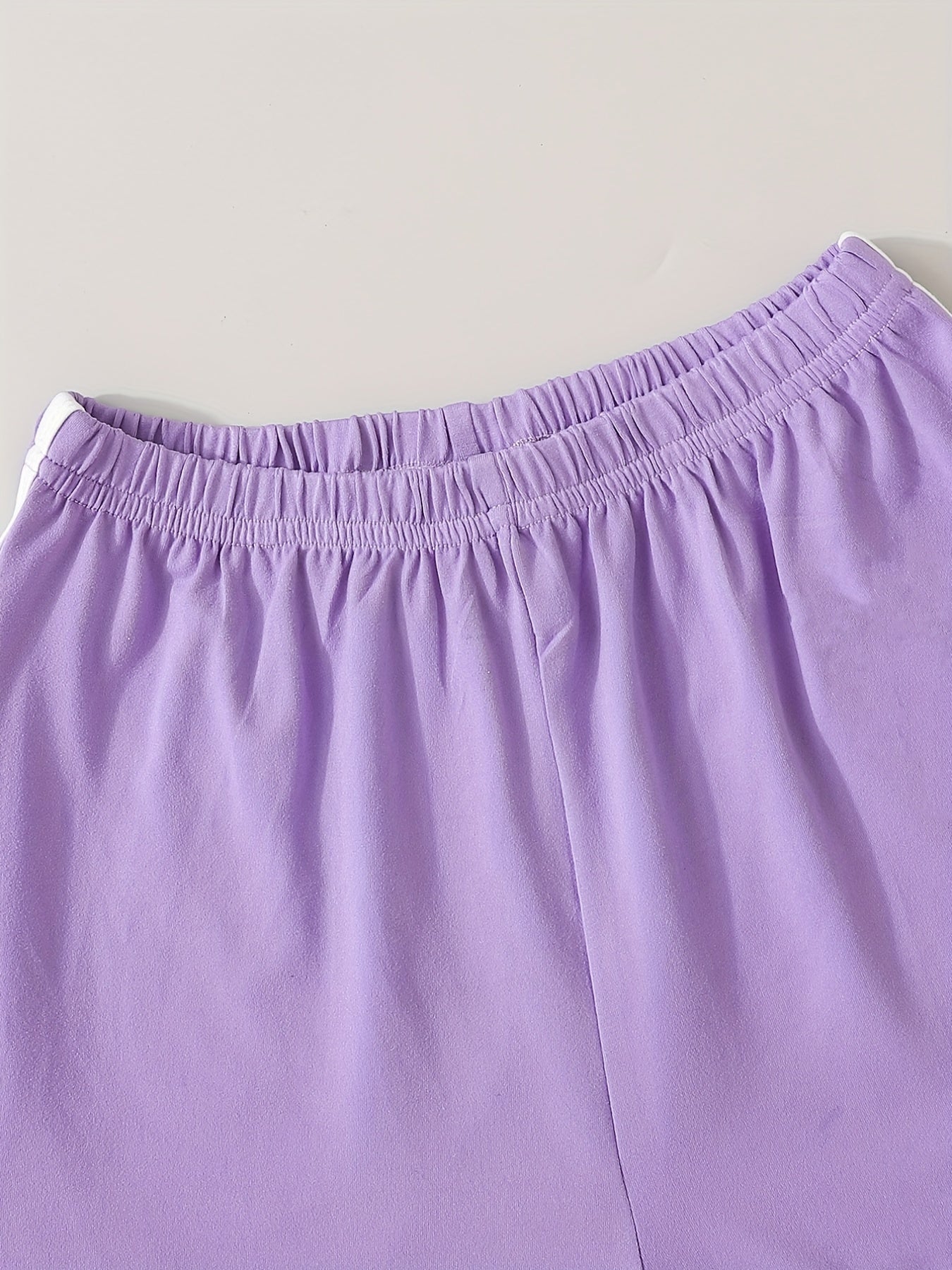 Girls Cake Cat Graphic Elastic Waist Casual Sports Track Shorts