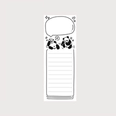 50 Sheets Animal Magnet Notepad for Fridge Grocery & Daily Tasks