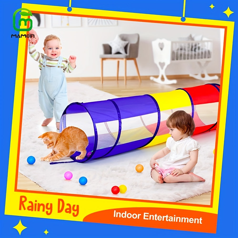 6ft Crawl Through Tunnel Toy Play Tent for Kids & Dogs