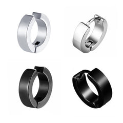 Men's Titanium Steel Ear Buckle Punk Studs