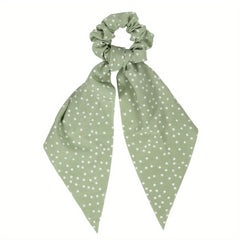 Boho Polka Dot Pattern Scarf Scrunchies Hair Tie Hair Rope Hair Scarves