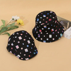 2pcs Colorful Ripped Distressed Sunshade Bucket Hats