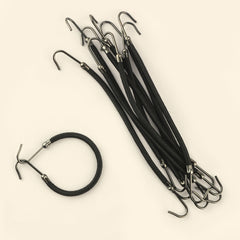 Elastic Hook Hair Tie Ponytail Holder Hair Clip Rubber Bungee Hair Band