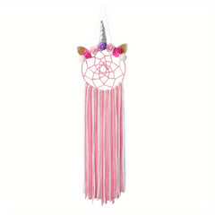 Unicorn Hair Clip Organizer Rainbow Yarn Tassel Bow Holder