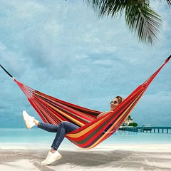 Portable Colorful Canvas Hammock with Tree Straps