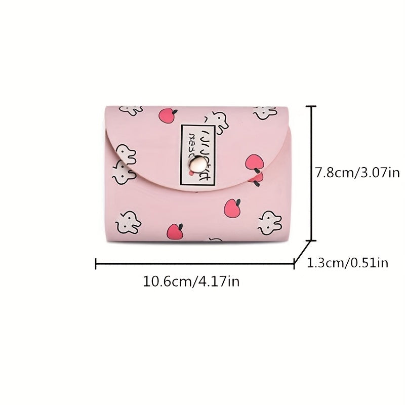 Cartoon Print RFID Credit Card Holder With 24 Card Slots