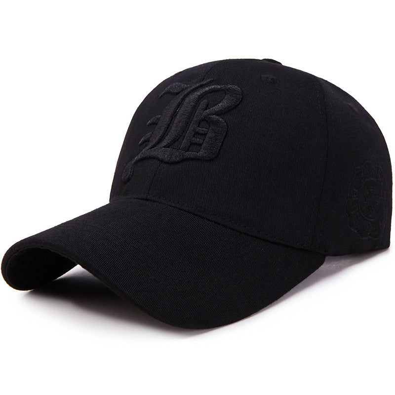 Embroidered Alphabet Peaked Cap - Summer Stylish