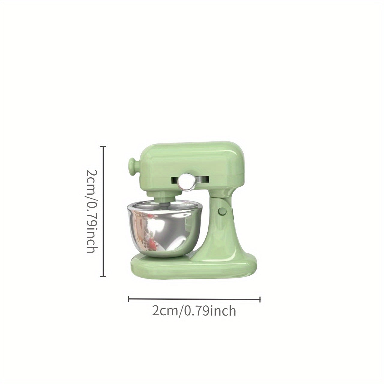 1pc Green Kitchen Mixer Dollhouse Furniture