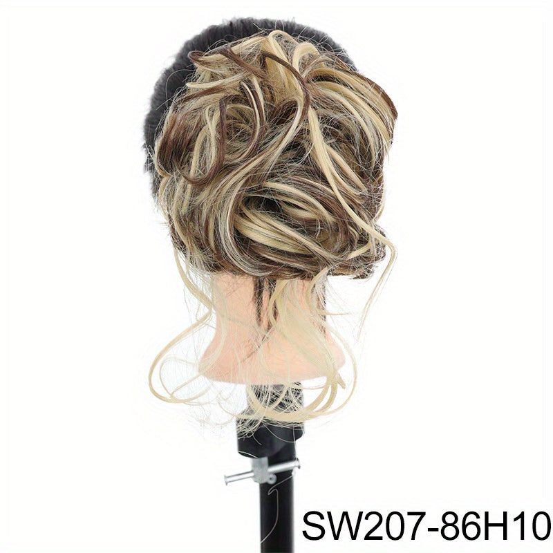Synthetic Curly Hairpiece Hair Claw Wig Bun Hair Claw Chignon Shark Cla
