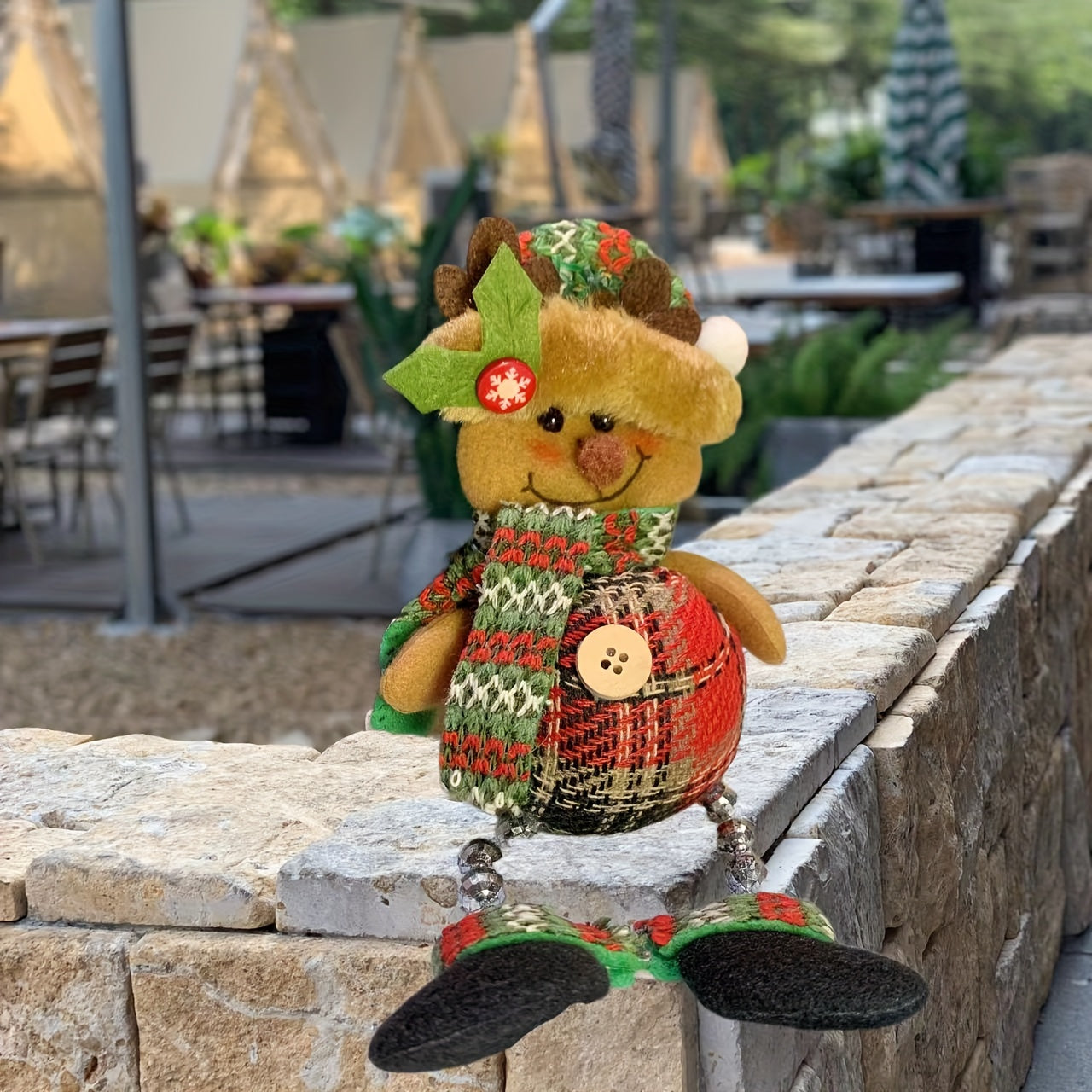 Christmas Hanging Decoration Snowman Deer Bear Doll Pendant