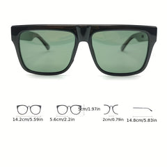 Men's Polarized Sunglasses Large Frame UV400 Eyewear with Case