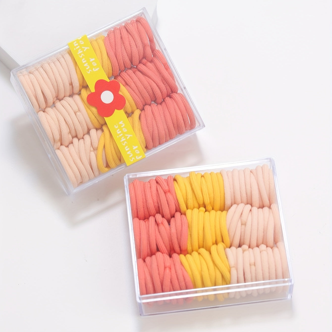 90pcs Candy Hair Tie Elastic Hair Rope Ponytail Holder Hair Accessories