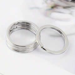 10pcs Stainless Steel Key Ring for Backpack Bag
