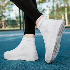 Women's Knit Breathable Sneakers Lightweight Slip-on Casual Shoes