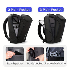 17 inch Business Computer Backpack Large Capacity Travel Bag