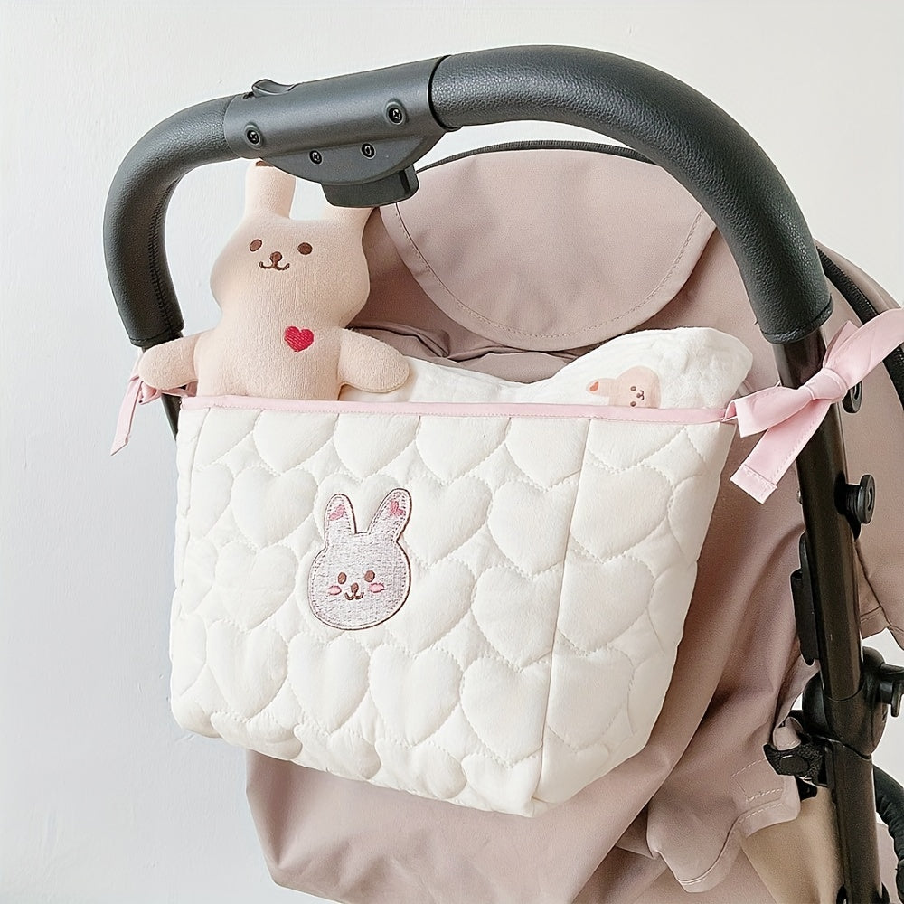 Pure Cotton Love Quilting Baby Stroller Hanging Bag