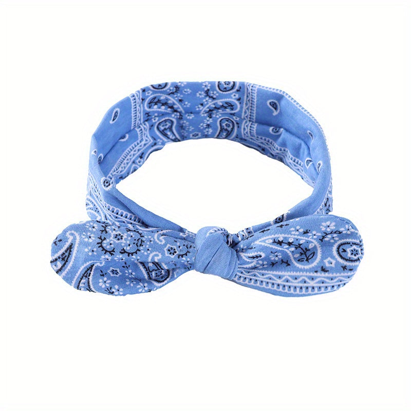 Boho Style Rabbit Ear Knot Elastic Headband Hair Accessory
