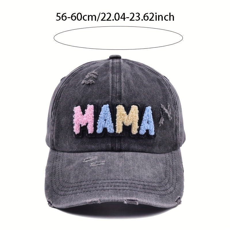 Vintage Washed Distressed Baseball Cap Y2K Sun Hats For Women Men