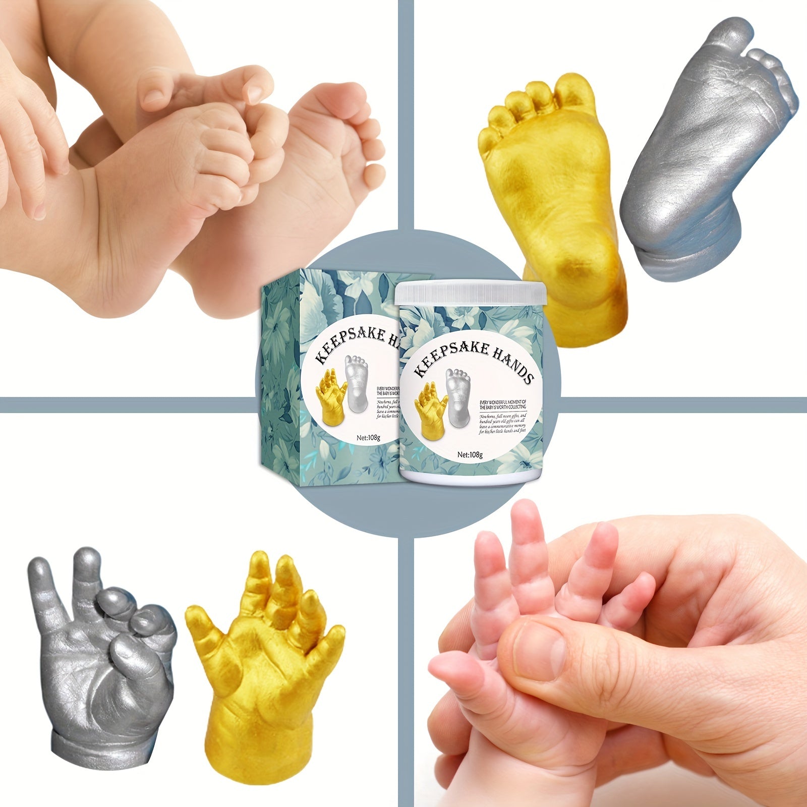 3D Hand Mold Set Baby Centenary Souvenir