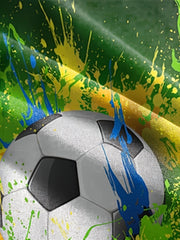 Soccer Splash 3D Print Boy's T shirt Kids Casual Short Sleeve