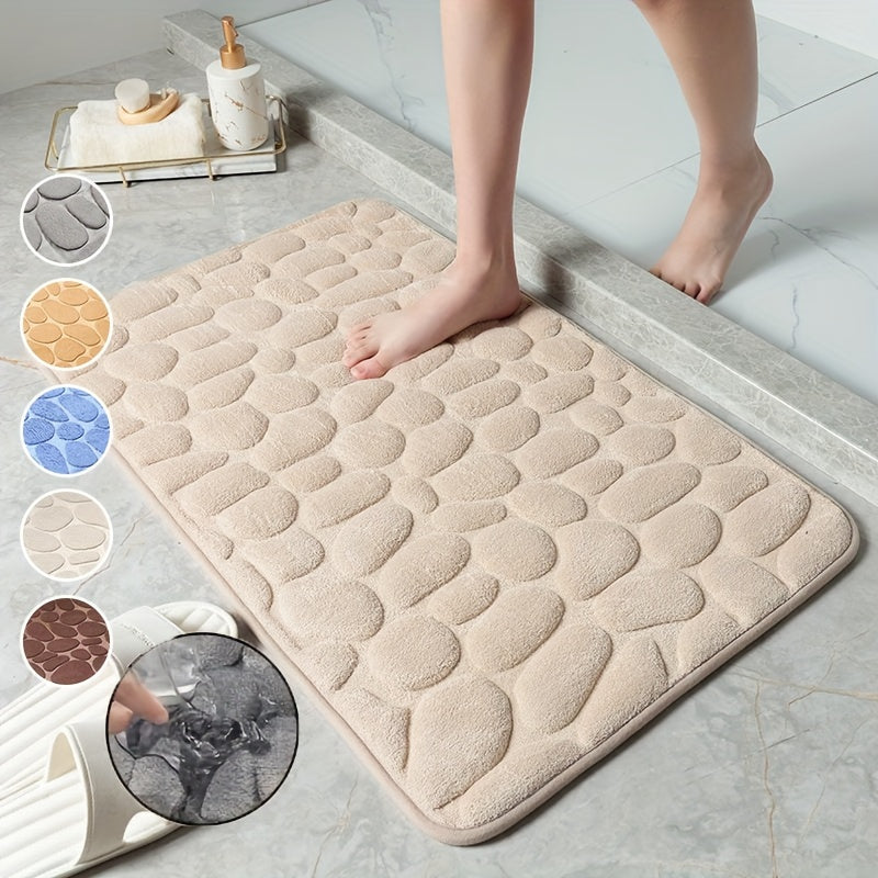 Soft Non Slip Memory Foam Bath Mat Essential Bathroom Accessory