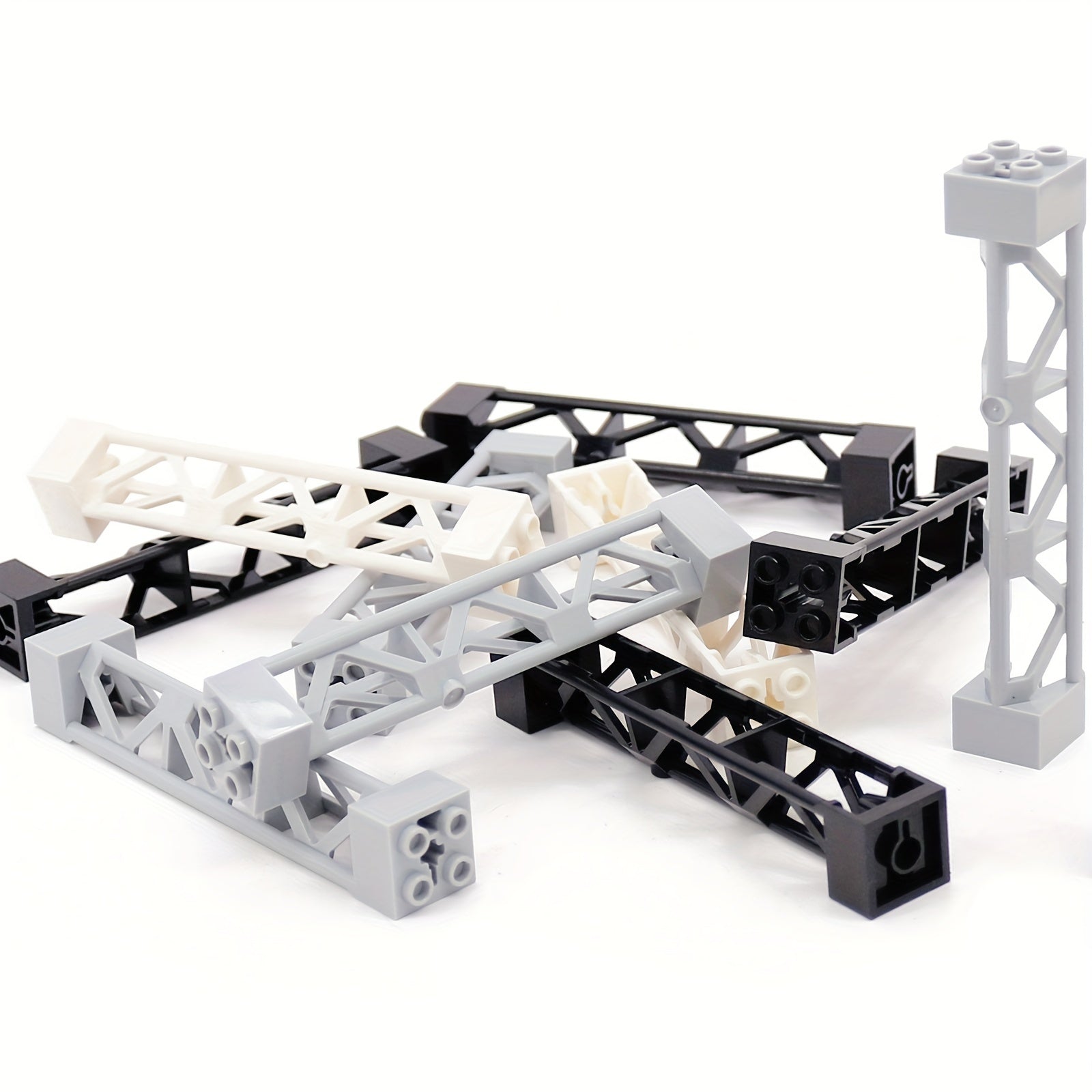 8pcs Building Blocks 2x2x10 Support Pillars Bricks Bulk Compatible 58827 95347