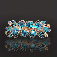 Rhinestone Back Head Clip Hair Accessory