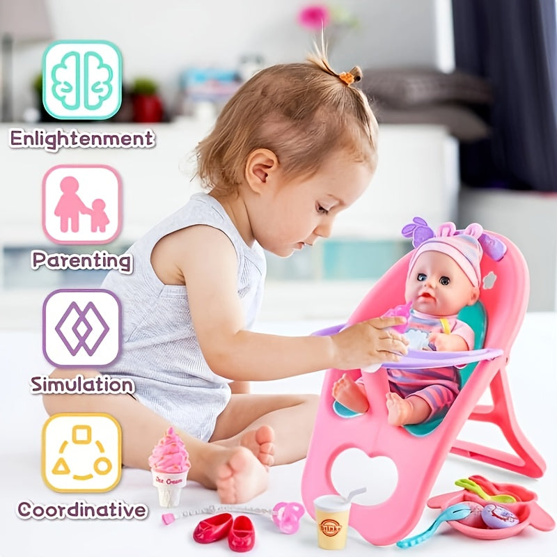 10pcs Doll Accessories Party Game Set for Children Over 3 Years Old