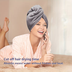 3pcs Microfiber Hair Towel Wrap for Women Quick Drying Cap
