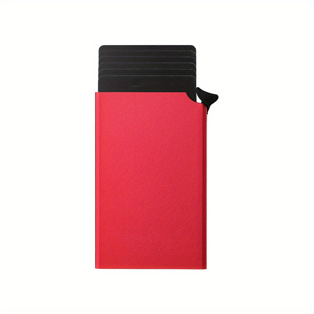 Men's RFID Credit Card Holder Wallet Mini Aluminum Storage Bag