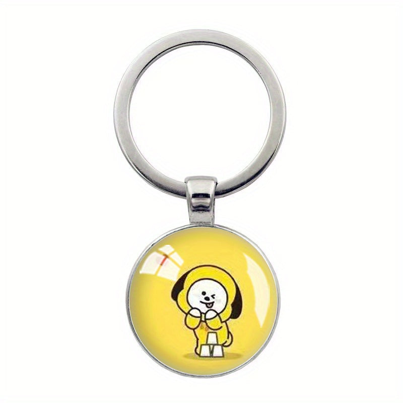 Kpop Star Cartoon Animal Keychain Key Ring Purse Backpack Car Key Charm