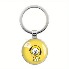 Kpop Star Cartoon Animal Keychain Key Ring Purse Backpack Car Key Charm