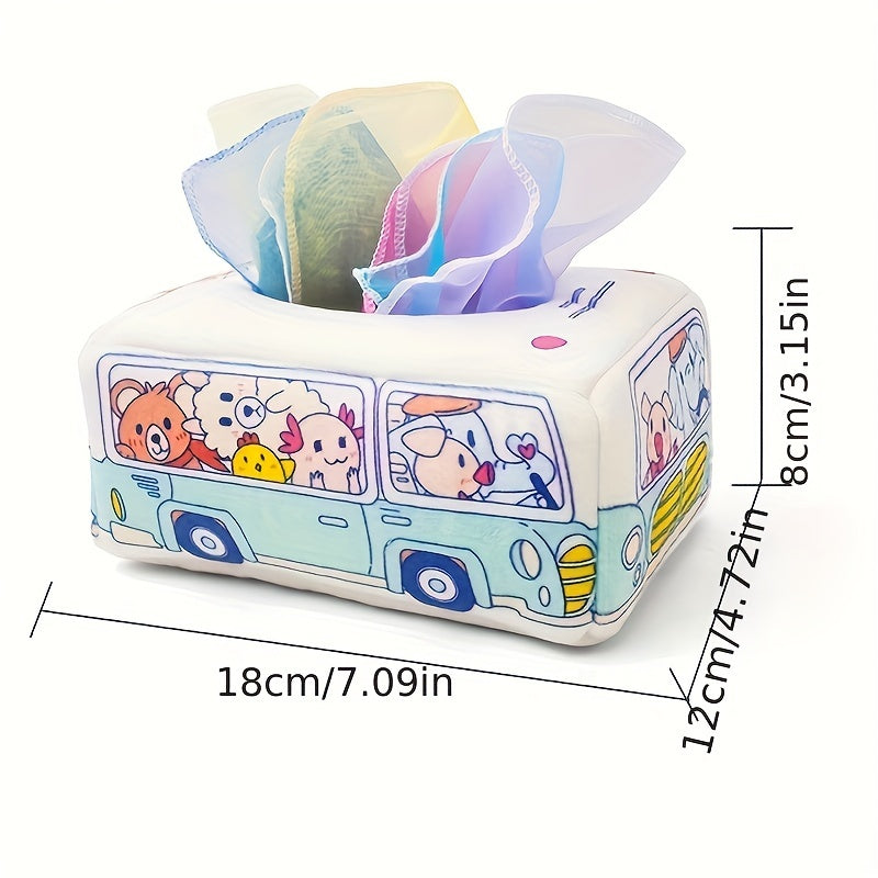 Polyester Tissue Box Sensory Toy for Toddlers - Durable Hand Exercise Plaything