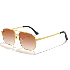 Retro Oversize Metal Pilot Sunglasses UV400 Sun Glasses for Men
