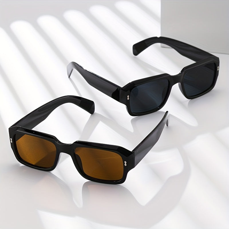 Square Sunglasses Vintage Retro UV 400 Protection Travel Shades