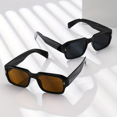 Square Sunglasses Vintage Retro UV 400 Protection Travel Shades