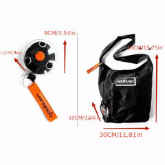 Nautiloop Small Folding Telescopic Disc Shopping Bag
