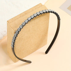 Rhinestone Headbands Teeth Hairband Non slip Hair Hoop