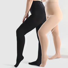 Plush Lined High Waist Thermal Leggings Women's Stockings