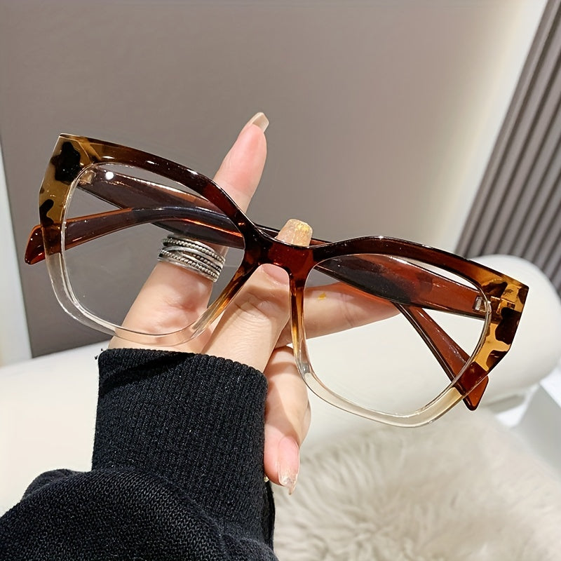 Jelly Tortoiseshell Cat Eye Anti-Eyestrain Glasses