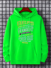 Men's Authentic Print Hoodie for Spring Fall