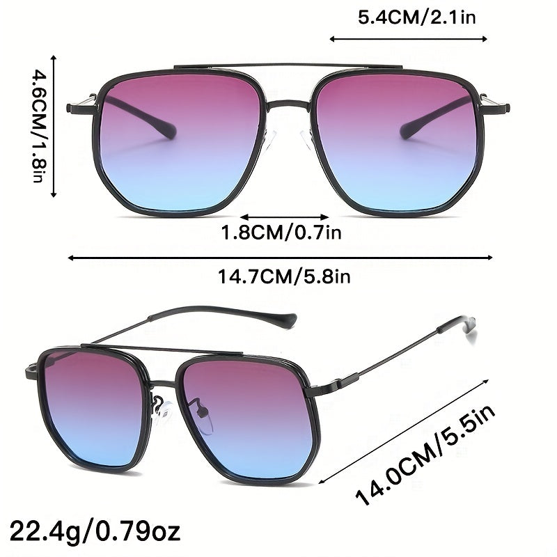 Ombre Square Sunglasses UV400 Sun Shades Glasses