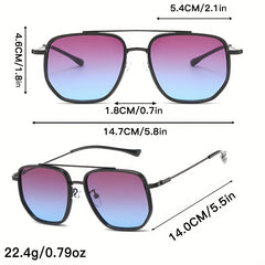 Ombre Square Sunglasses UV400 Sun Shades Glasses