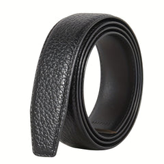 Men's Leather Belt Automatic Buckle Waist Strap
