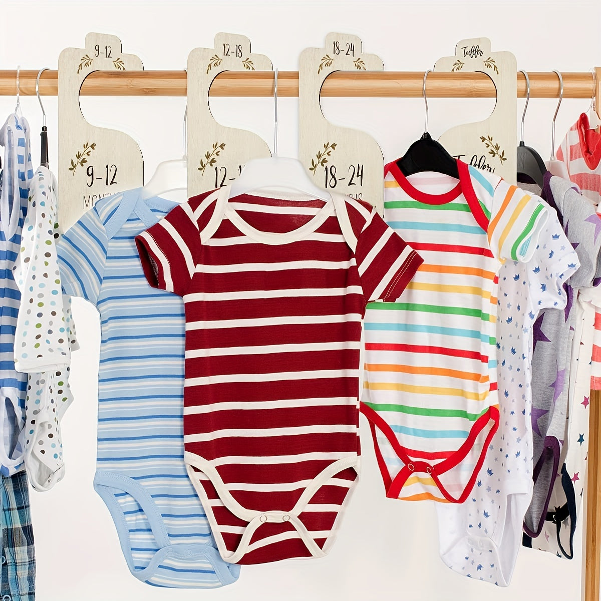 8pcs Baby Closet Organizers Newborn-24 Months Nursery Decor