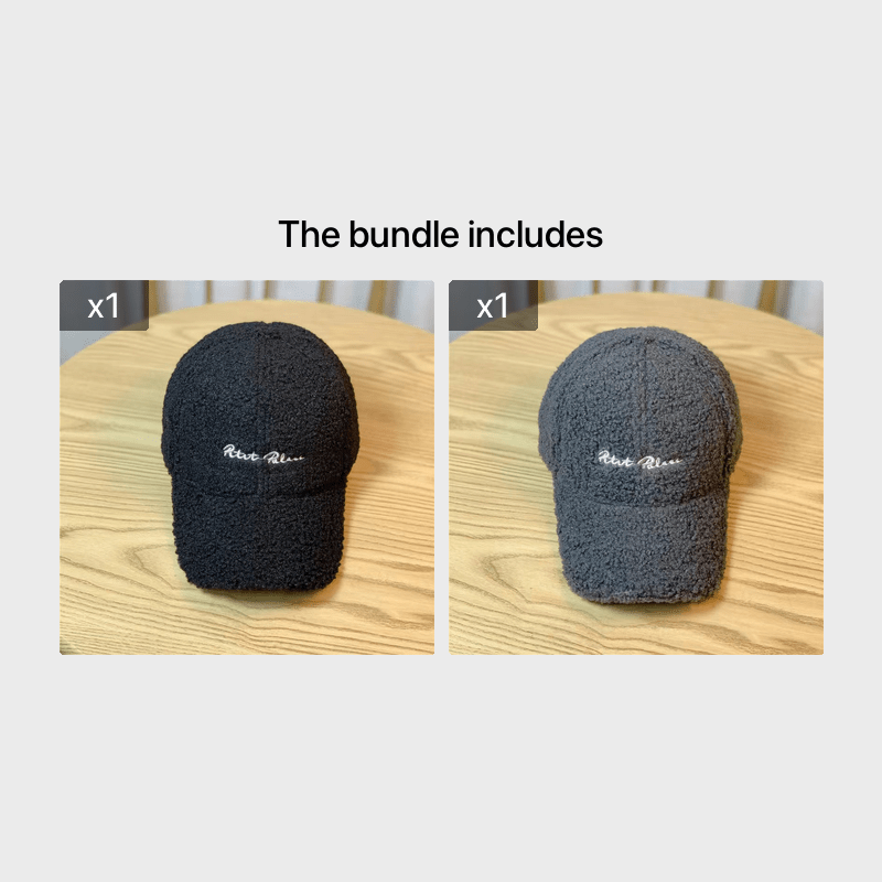Warm Winter Wool Baseball Cap with Letter Embroidery