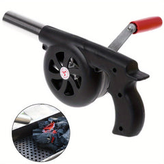 Hand Crank Blower BBQ Manual Fan for Outdoor Cooking