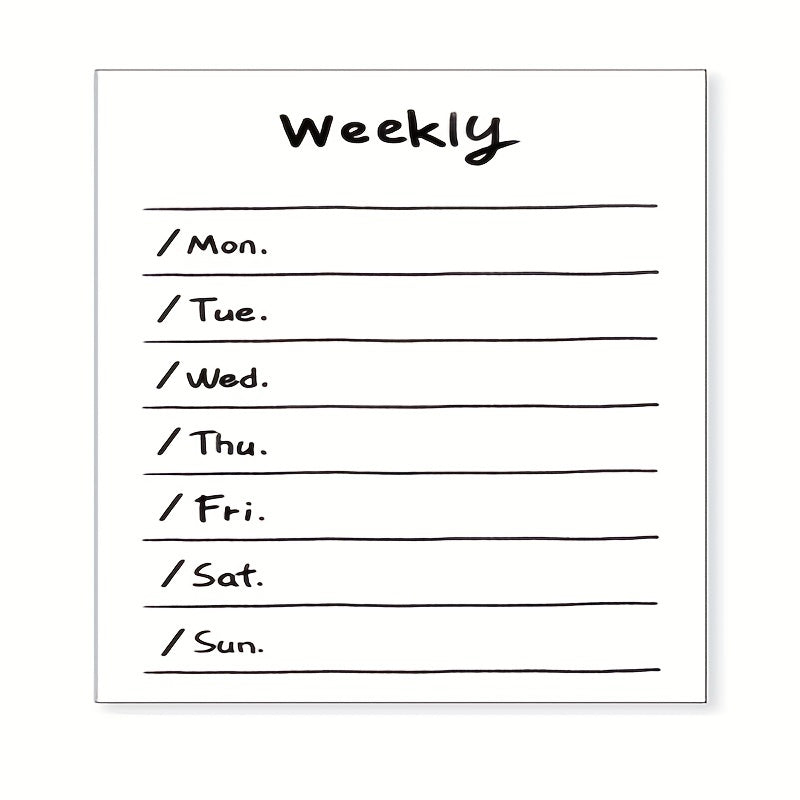 50 Sheets Learning Planner Tearable Memo Pad Mini Note Taking Memo Book