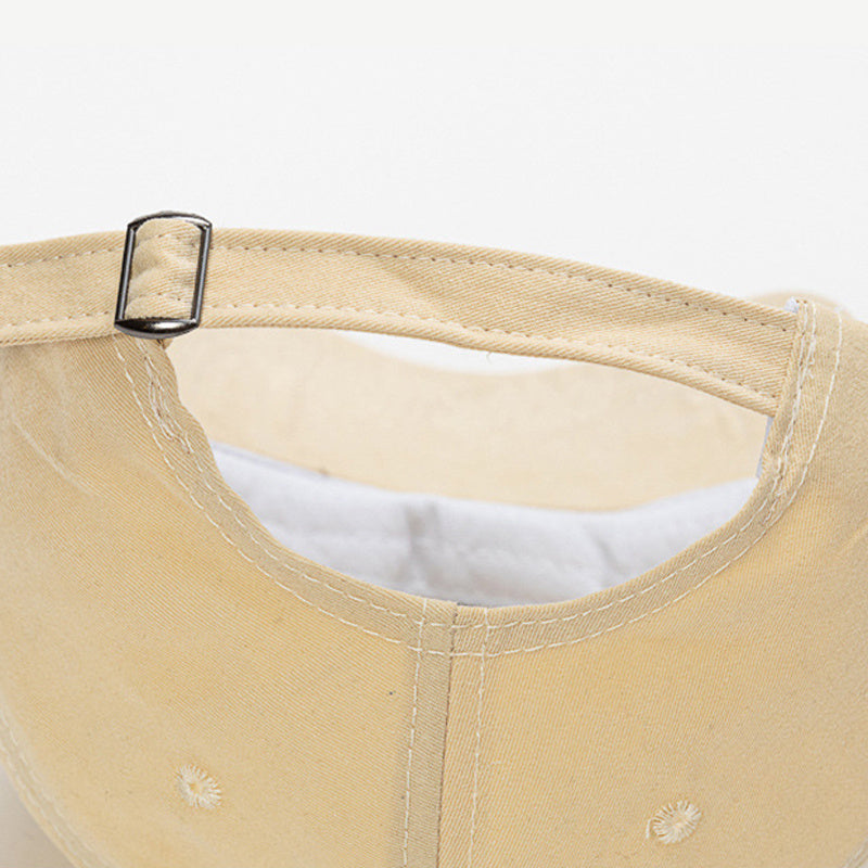 Clover Peaked Cap Soft Top Baseball Cap Couple Hat