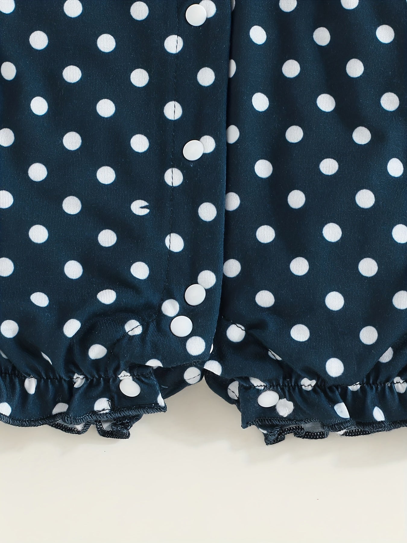 Striped Polka Dot Open Front 3pcs Set Baby Girls Bodysuits